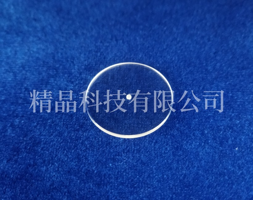 Miếng cửa sổ kính sapphire khoan lỗ